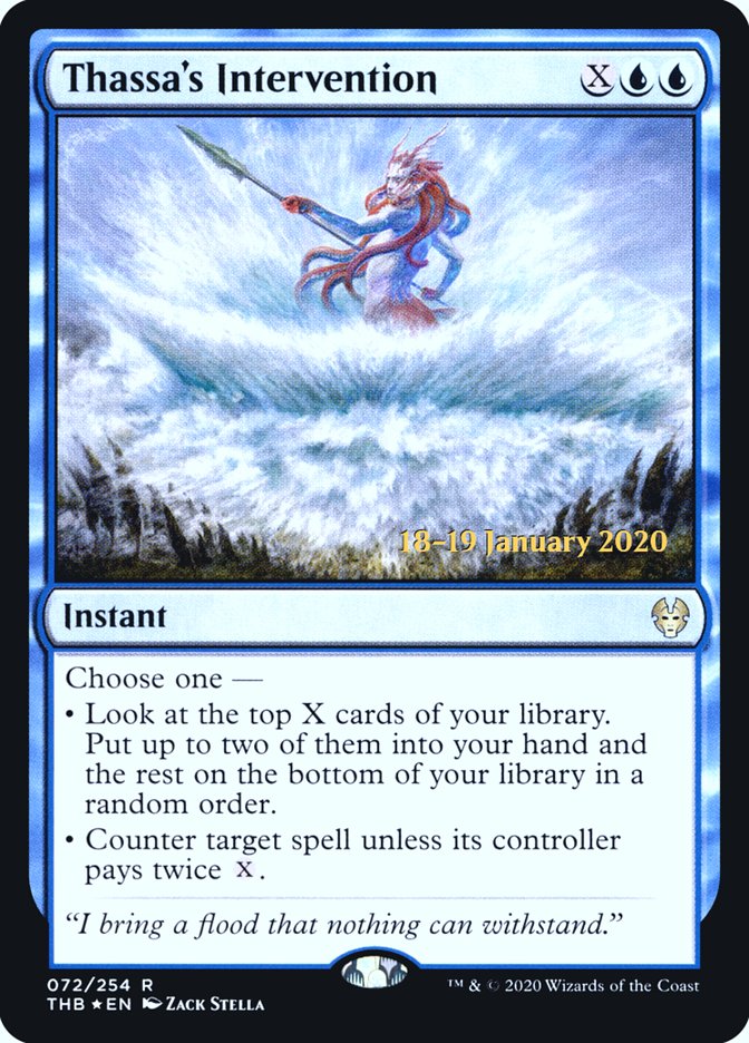 Thassa's Intervention [Theros Beyond Death Prerelease Promos] | Silver Goblin