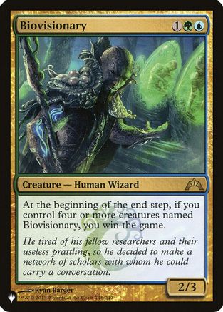Biovisionary (GTC-146) - The List