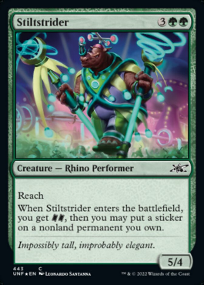 Stiltstrider (Galaxy Foil) [Unfinity] | Silver Goblin