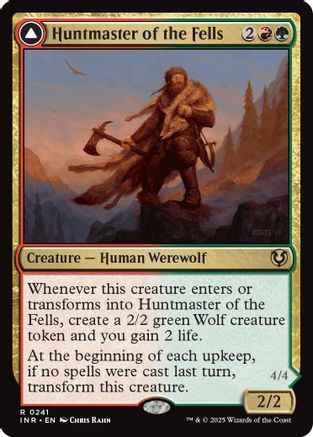 Huntmaster of the Fells // Ravager of the Fells Foil (241) - Innistrad Remastered | Silver Goblin