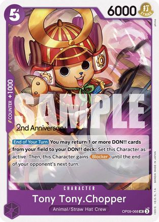 Tony Tony.Chopper (067)  (OP09-068) - Emperors in the New World: 2nd Anniversary Tournament Cards | Silver Goblin