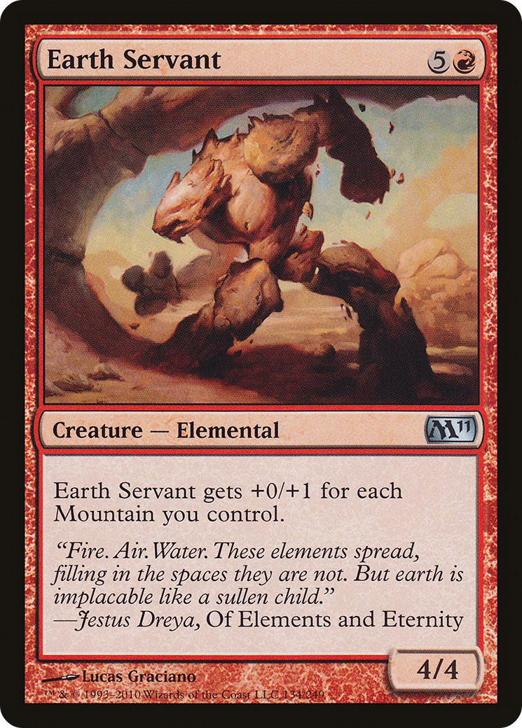 Earth Servant (134) Foil - Magic 2011