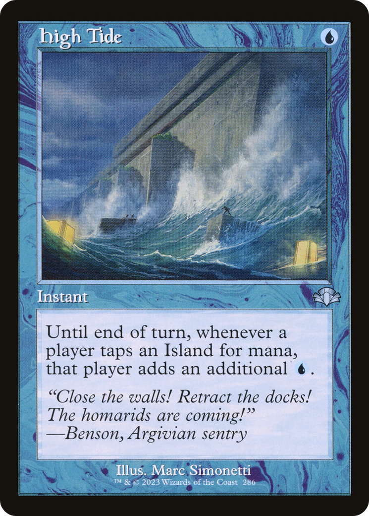 High Tide (Retro) [Dominaria Remastered] | Silver Goblin