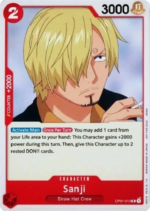 Sanji [One Piece Demo Deck Cards] | Silver Goblin