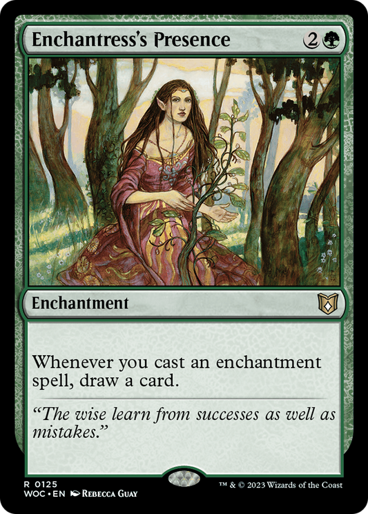 Enchantress's Presence (125) - Wilds of Eldraine Commander