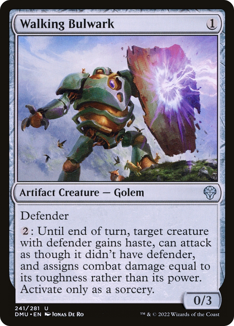 Walking Bulwark [Dominaria United] Foil