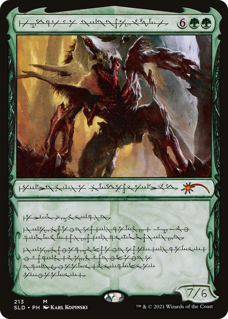 Vorinclex, Voice of Hunger (Phyrexian) (213) Foil - Secret Lair Drop
