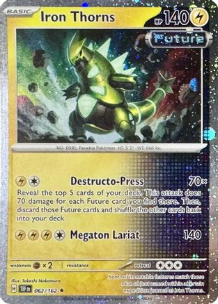 Iron Thorns - 062/162 (Cosmos Holo) (62) Holofoil - Miscellaneous Cards & Products