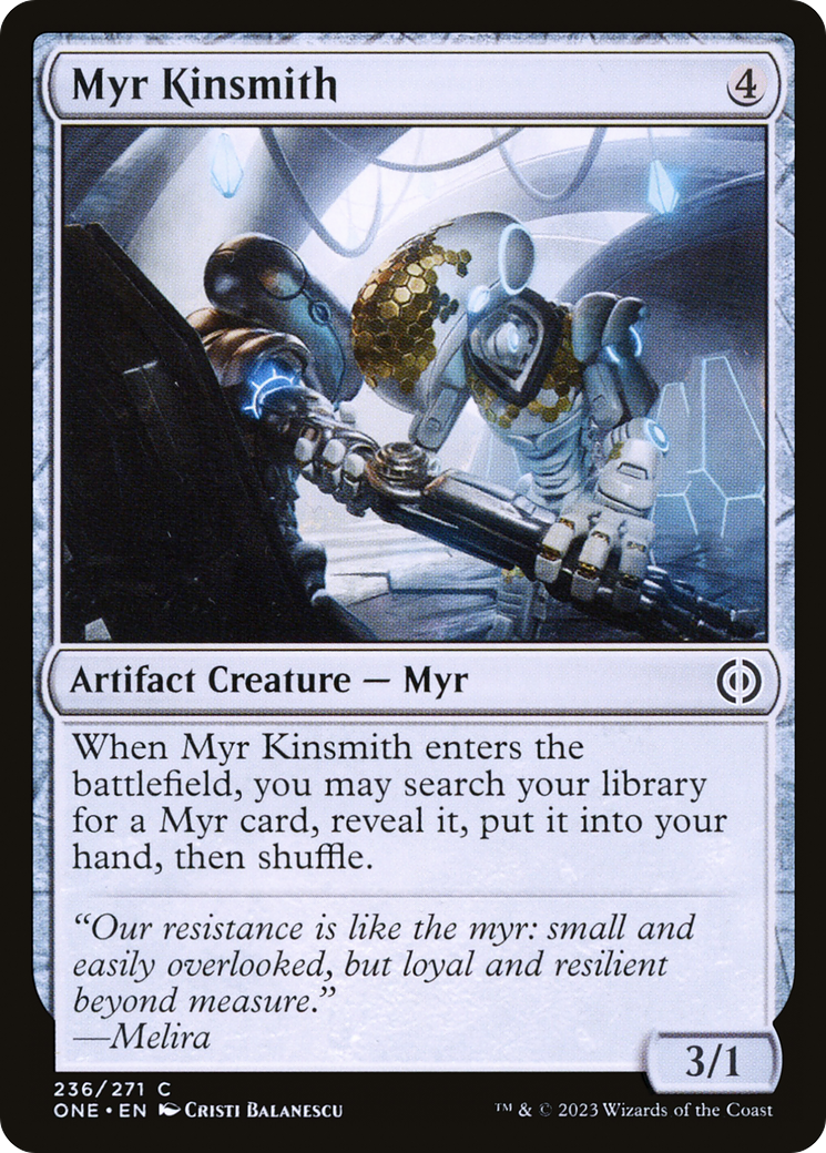 Myr Kinsmith [Phyrexia: All Will Be One] | Silver Goblin