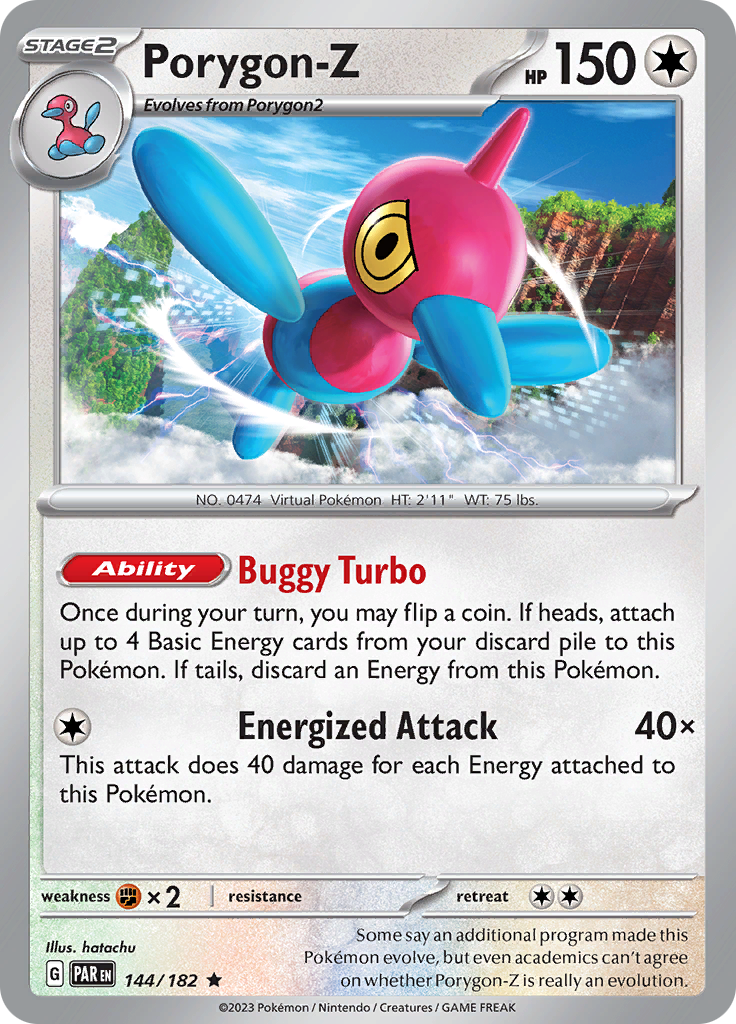 Porygon-Z (144/182) [Scarlet & Violet: Paradox Rift] | Silver Goblin