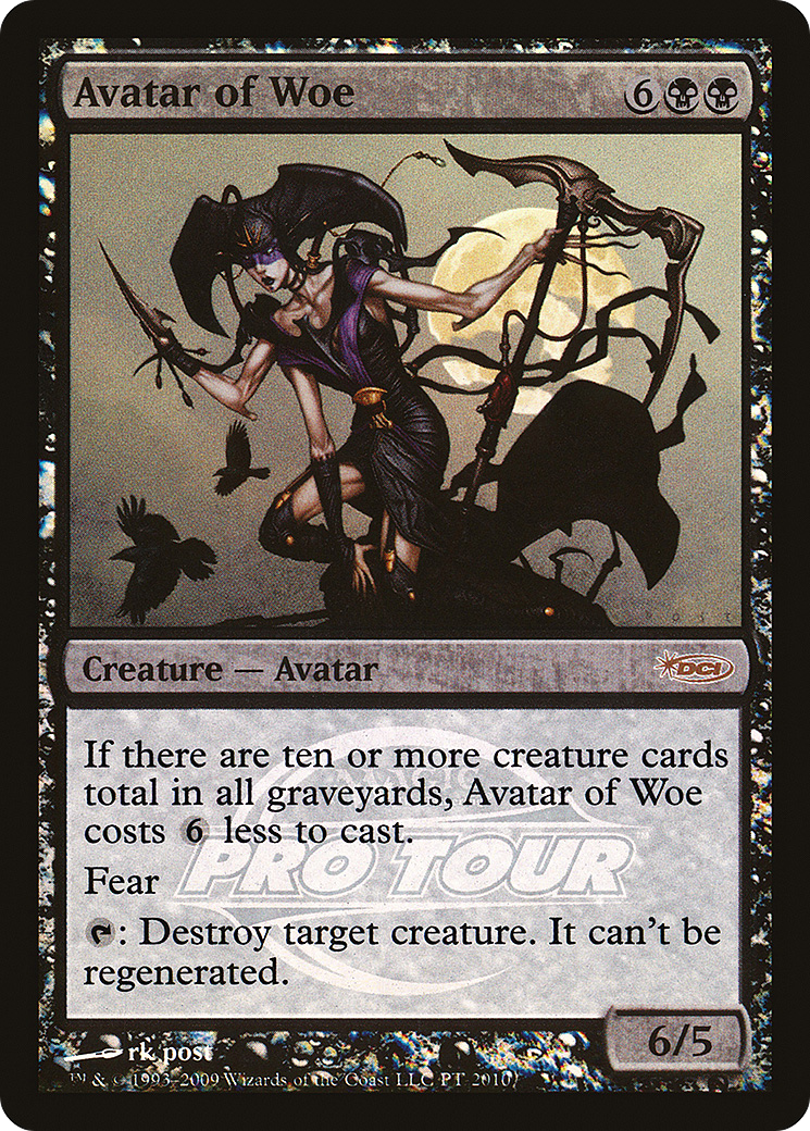 Avatar of Woe (PT 2010) Foil - Pro Tour Promos