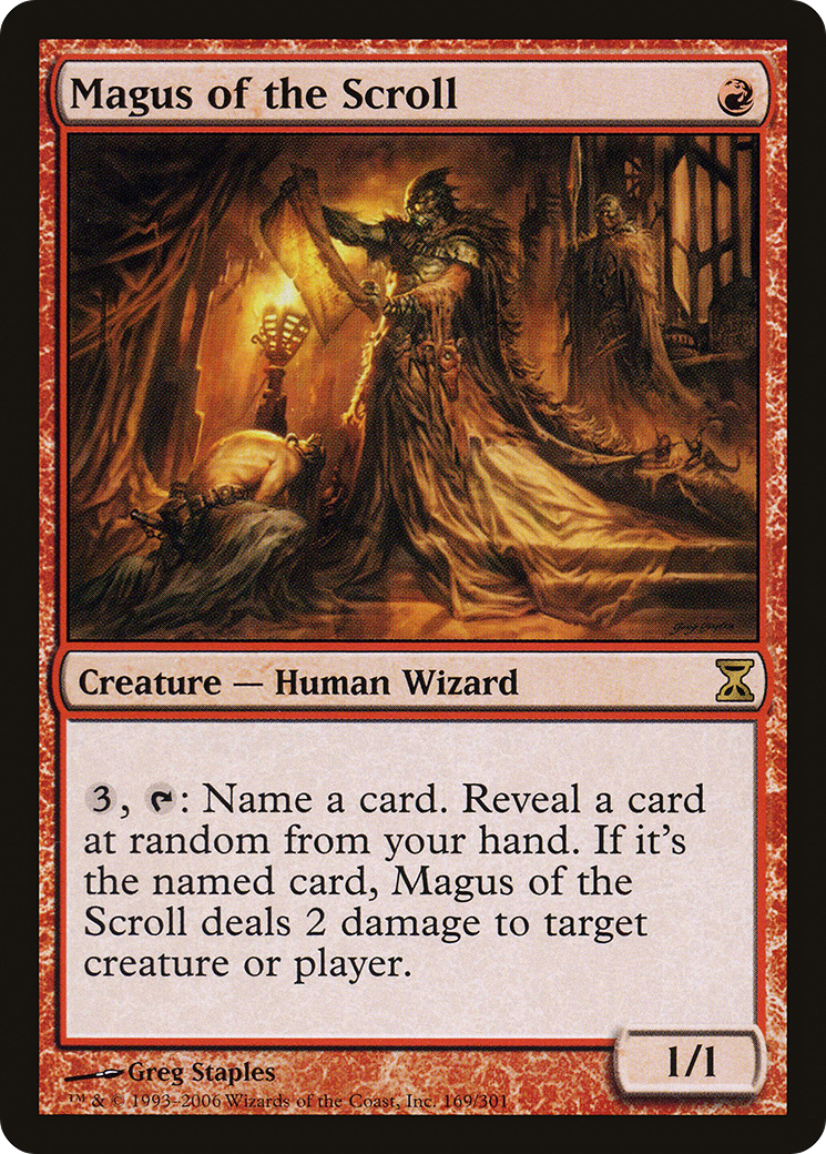 Magus of the Scroll (169) Foil - Time Spiral
