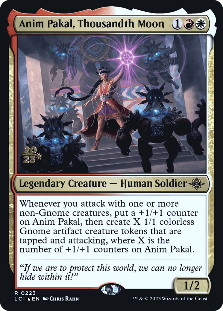 Anim Pakal, Thousandth Moon [The Lost Caverns of Ixalan Prerelease Cards] | Silver Goblin