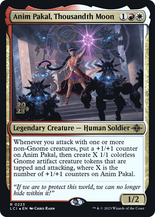 Anim Pakal, Thousandth Moon (223) Foil - The Lost Caverns of Ixalan Promos