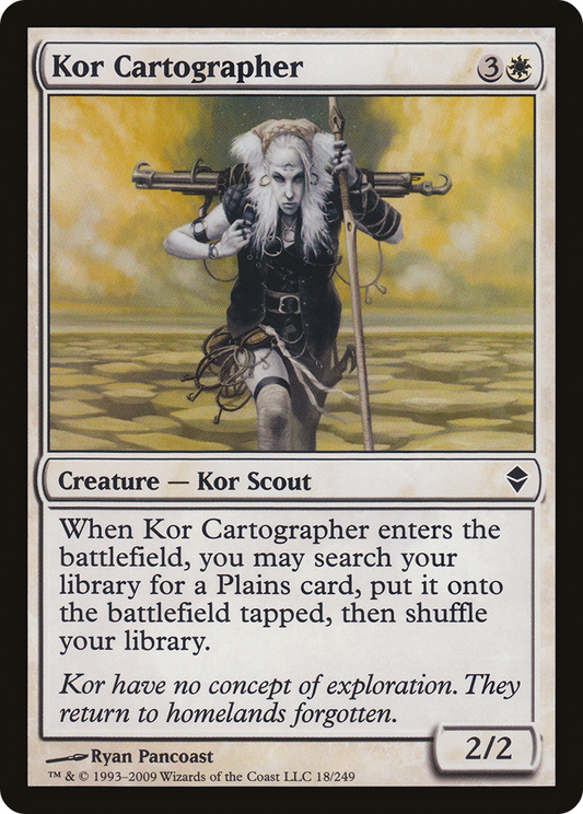 Kor Cartographer (018) - Zendikar