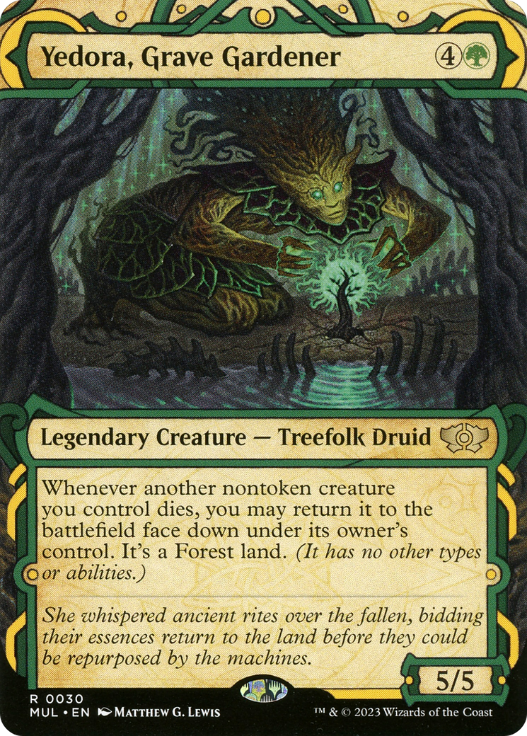 Yedora, Grave Gardener (Showcase) (030) Foil - Multiverse Legends