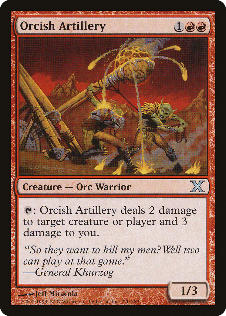 Orcish Artillery (220) - Tenth Edition