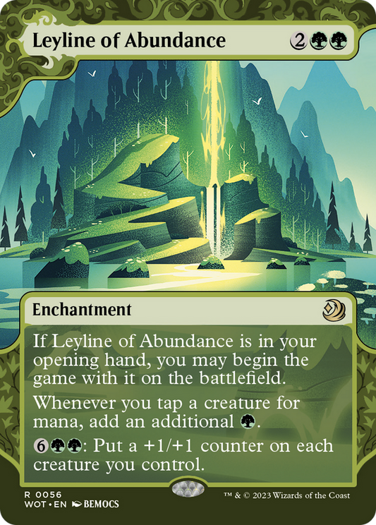 Leyline of Abundance (Showcase) (056) - Wilds of Eldraine: Enchanting Tales