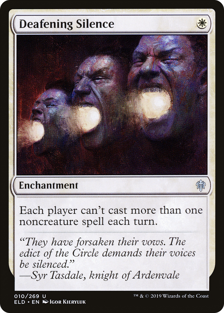 Deafening Silence (010) Foil - Throne of Eldraine
