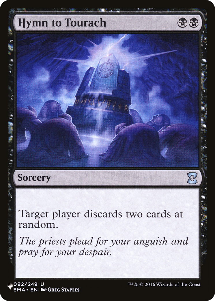 Hymn to Tourach (EMA-92) - The List