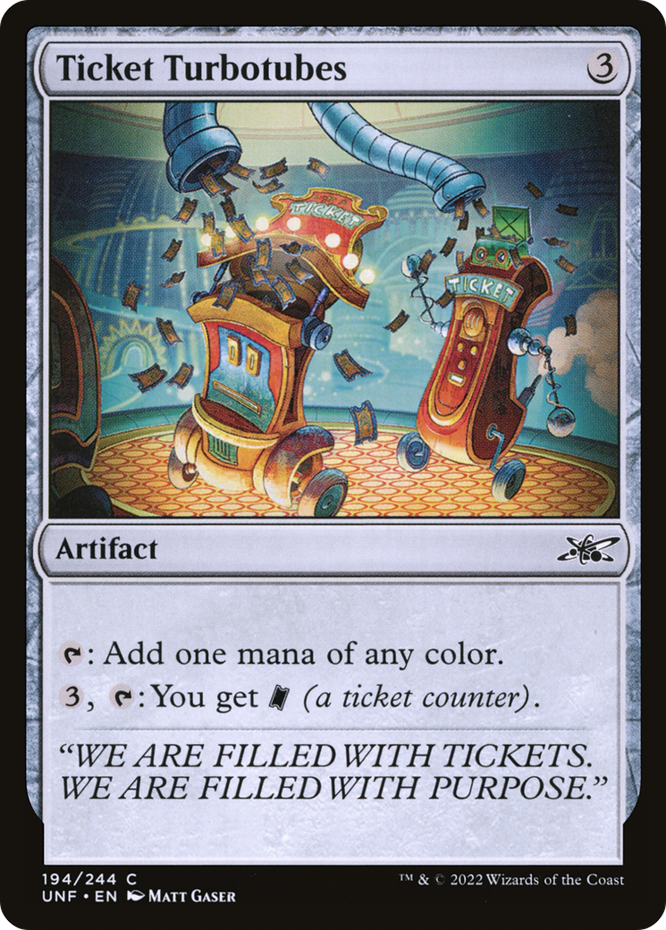 Ticket Turbotubes [Unfinity] Foil