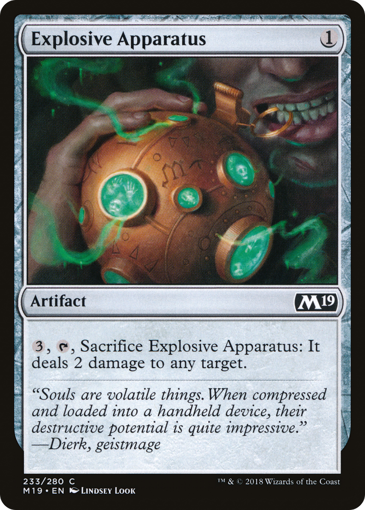 Explosive Apparatus (233) - Core Set 2019