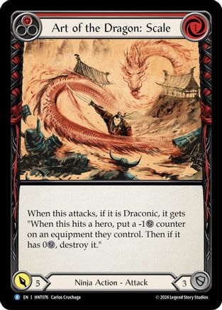 Art of the Dragon: Scale (HNT076) Rainbow Foil - The Hunted
