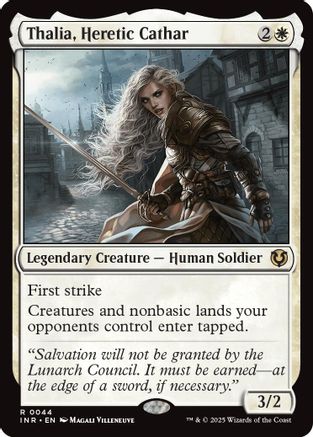 Thalia, Heretic Cathar Foil (044) - Innistrad Remastered | Silver Goblin