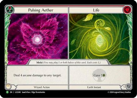 Pulsing Aether // Life (LGS340) Cold Foil - FaB Promos