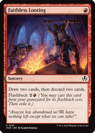 Faithless Looting (INR151)  - Innistrad Remastered | Silver Goblin