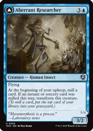 Aberrant Researcher Foil (052) - Innistrad Remastered | Silver Goblin