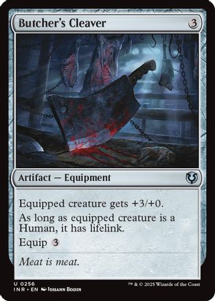 Butcher's Cleaver Foil (256) - Innistrad Remastered | Silver Goblin