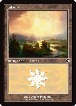 Plains (288) (Retro Frame) (INR288) Foil - Innistrad Remastered | Silver Goblin