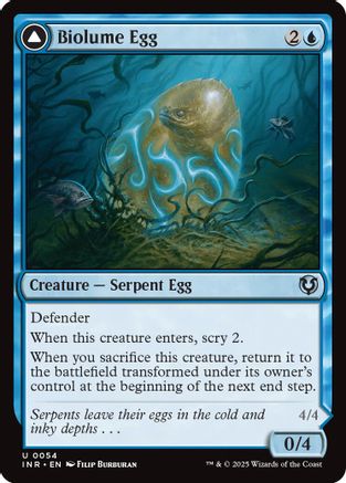 Biolume Egg Foil (054) - Innistrad Remastered | Silver Goblin