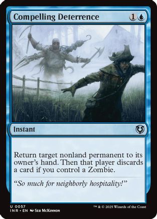 Compelling Deterrence Foil (057) - Innistrad Remastered | Silver Goblin