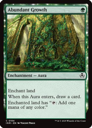 Abundant Growth Foil (184) - Innistrad Remastered | Silver Goblin