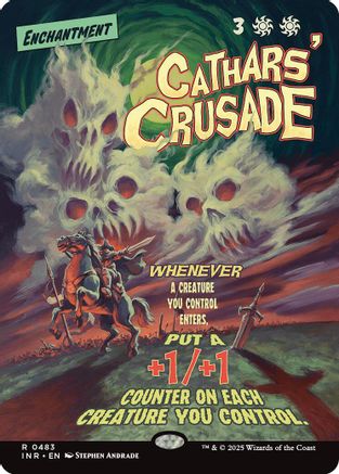 Cathars' Crusade (Showcase) (483) - Innistrad Remastered | Silver Goblin