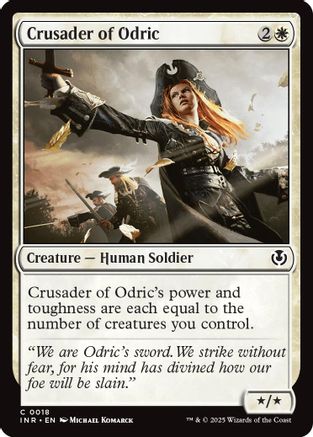 Crusader of Odric (INR018) Foil - Innistrad Remastered | Silver Goblin