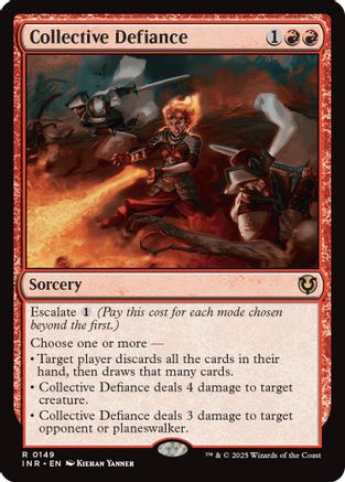 Collective Defiance Foil (149) - Innistrad Remastered | Silver Goblin