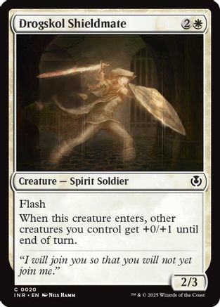 Drogskol Shieldmate Foil (020) - Innistrad Remastered | Silver Goblin