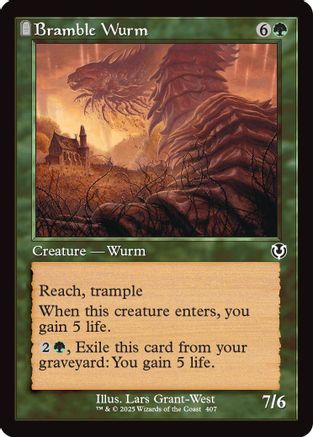 Bramble Wurm (Retro Frame) (407) - Innistrad Remastered | Silver Goblin