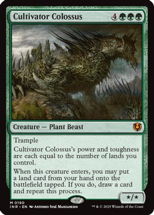 Cultivator Colossus Foil (190) - Innistrad Remastered | Silver Goblin