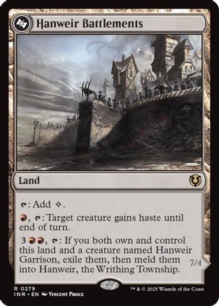 Hanweir Battlements (INR279) Foil - Innistrad Remastered | Silver Goblin