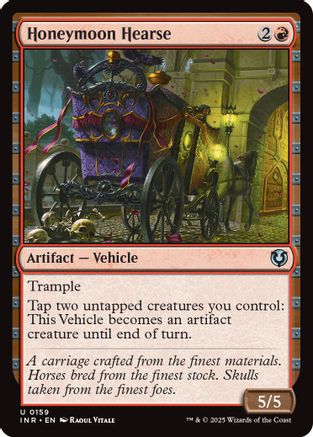 Honeymoon Hearse Foil (159) - Innistrad Remastered | Silver Goblin