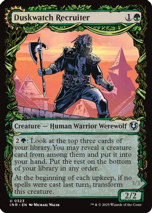 Duskwatch Recruiter (Showcase) Foil (323) - Innistrad Remastered | Silver Goblin