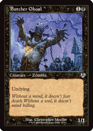 Butcher Ghoul (Retro Frame) Foil (373) - Innistrad Remastered | Silver Goblin