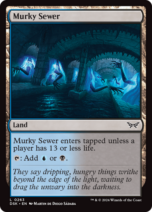 Murky Sewer [Duskmourn: House of Horror] Foil