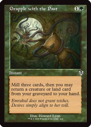 Grapple with the Past (Retro Frame) Foil (412) - Innistrad Remastered | Silver Goblin