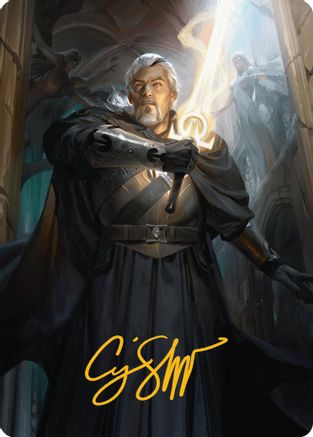 Odric, Lunarch Marshal Art Card (Gold-Stamped Signature) (001) - Art Series: Innistrad Remastered | Silver Goblin