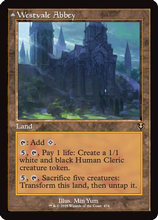 Westvale Abbey // Ormendahl, Profane Prince (Retro Frame) [Innistrad Remastered] | Silver Goblin